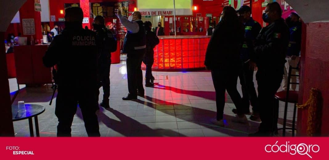 Suspenden una cantina bar y un centro nocturno en Querétaro