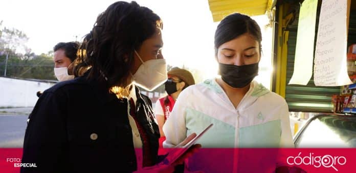 Abigail Arredondo vacunas contra COVID-19 Abigail Arredondo, candidata del PRI a la gubernatura de Querétaro, prometió a apoyar a la UAQ en la producción de la vacuna contra COVID-19. Foto: Especial