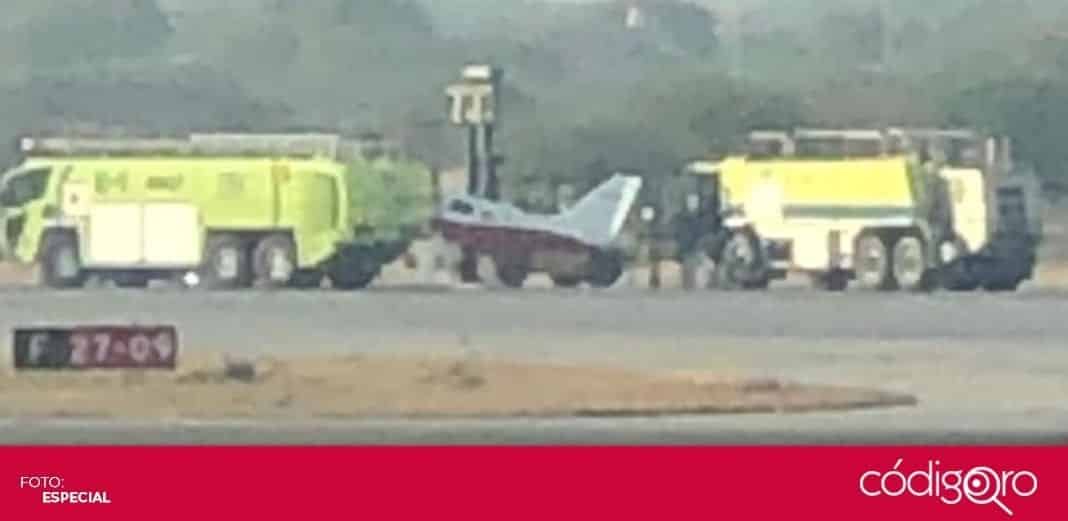 Aeronave sin tren de aterrizaje causa cierre de operaciones del AIQ