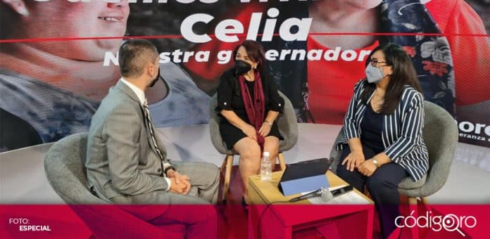 La candidata de Morena a la gubernatura de Querétaro, Celia Maya, se reunió con médicos. Foto: Especial