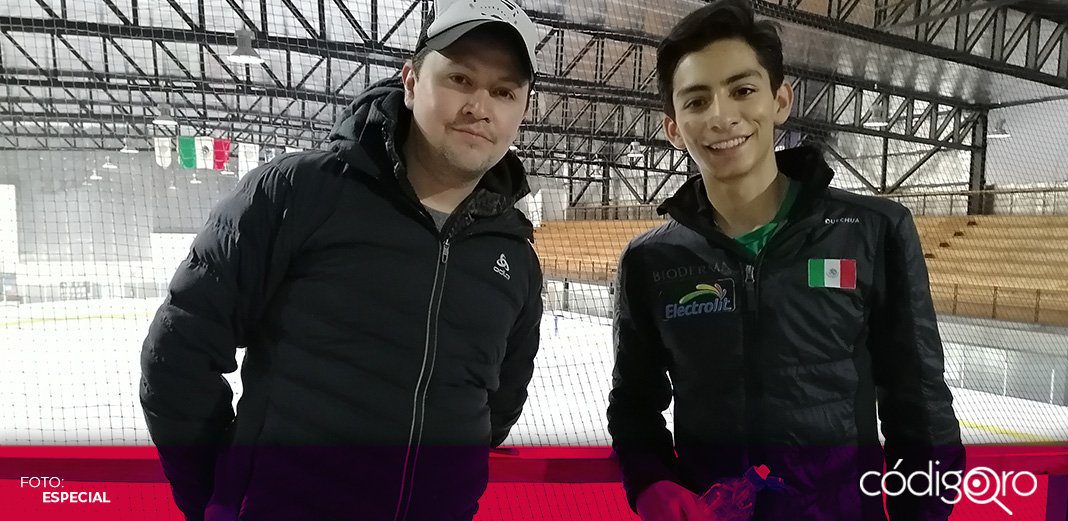 Patinador olímpico entrenó en Querétaro