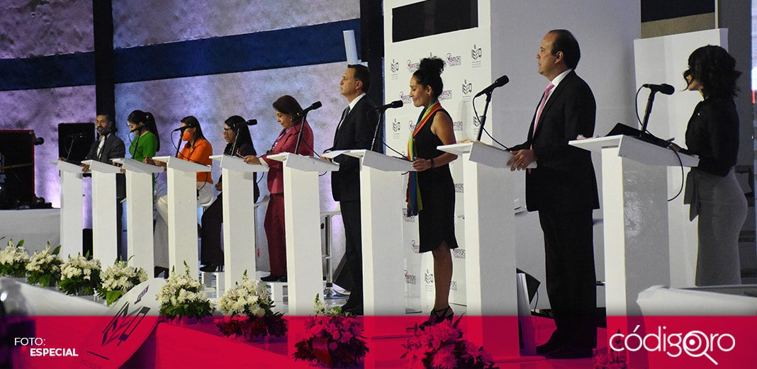 Debaten los 10 candidatos a la gubernatura del estado de Querétaro
