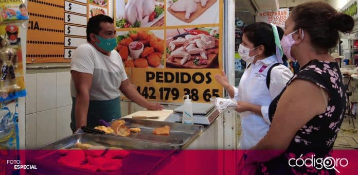 Maria de Jesus Ibarra Silva Mercado Hidalgo María de Jesús Ibarra Silva, candidata del PES a la gubernatura de Querétaro, recorrió el Mercado Hidalgo. Foto: Especial