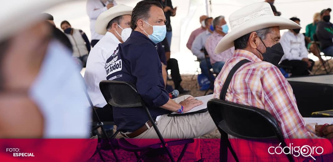 Ofrece Mauricio Kuri seguro de vida a productores queretanos