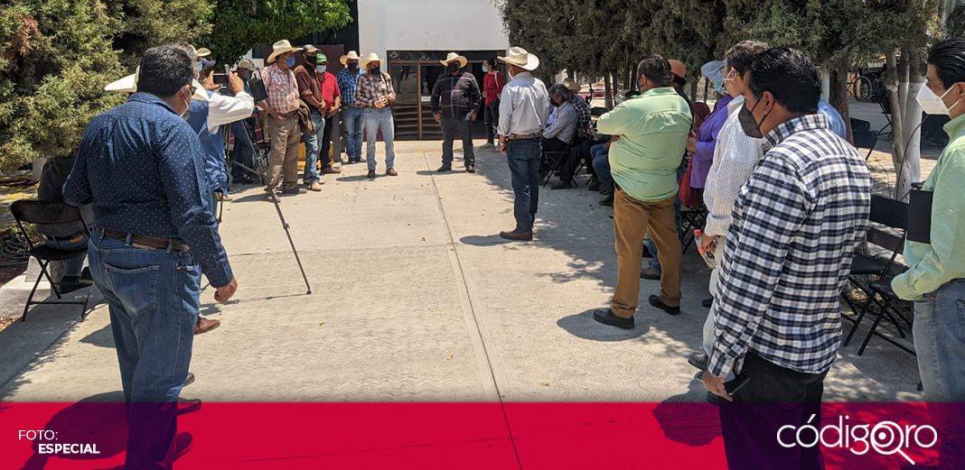 Productores queretanos irrumpen en oficinas de Secretaría de Bienestar