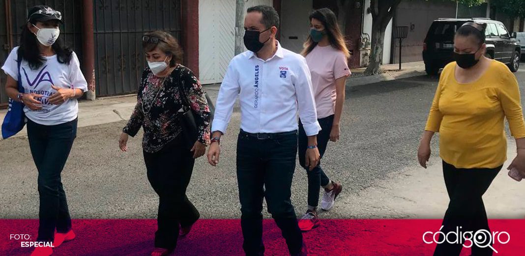Gerardo Ángeles visita las colonias El Marqués y Plazas del Sol