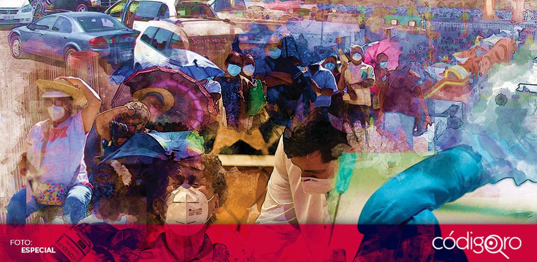Vacunación en Eco Centro salió  de control; llegaron 10 mil personas