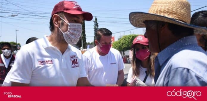 Arturo Maximiliano Morena movilidad metropolitana El candidato de Morena a la presidencia municipal de Querétaro, Arturo Maximiliano García Pérez, propuso un plan de movilidad. Foto: Especial