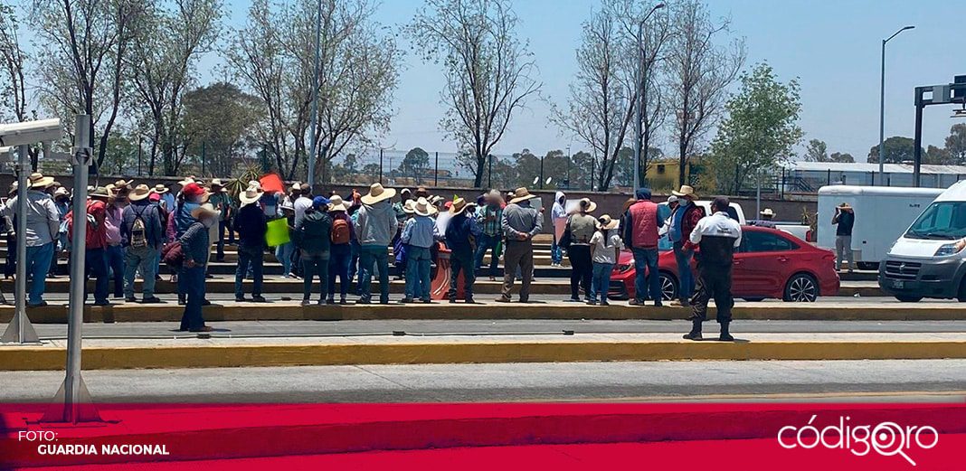 Se registra cierre a la circulación en la caseta de Palmillas