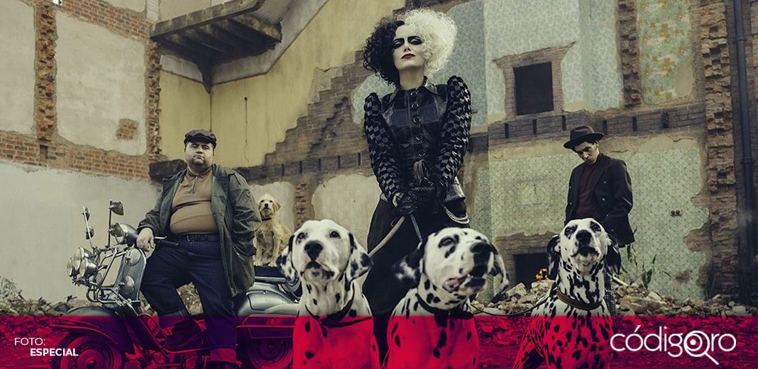 Emma Stone comparte su transformación como Cruella de Vil