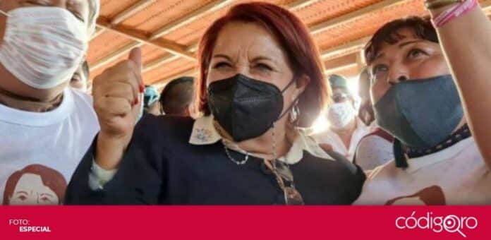 Celia Maya centro artesanias Amealco La candidata de Morena a la gubernatura del estado de Querétaro, Celia Maya García, visitó el municipio de Amealco de Bonfil. Foto: Especial