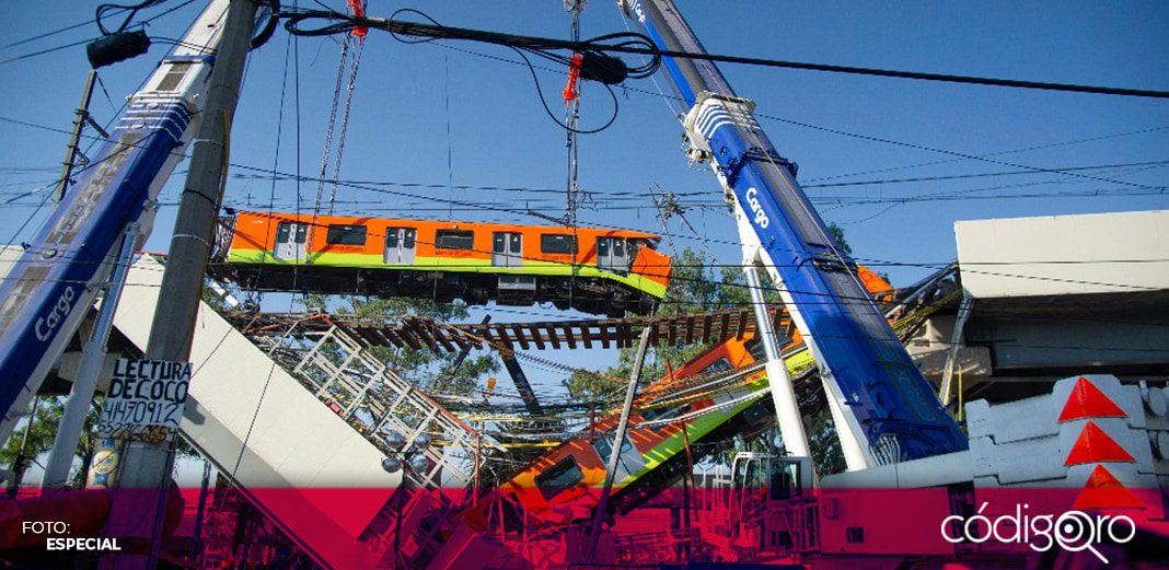 Empiezan a recabar datos para peritaje de desplome de la Línea 12 del Metro
