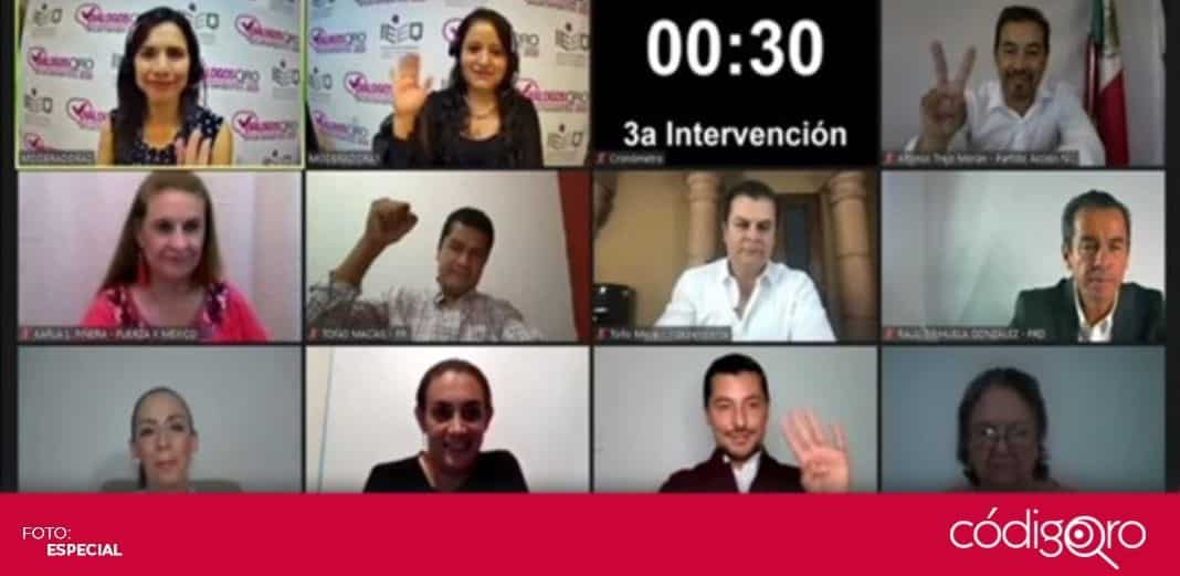 Dialogan candidatas y candidatos a la presidencia municipal de Tequisquiapan