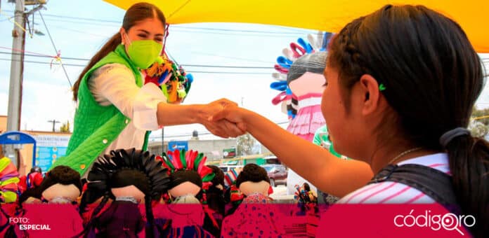 Katia Resendiz Amealco Bernal La candidata del PVEM a la gubernatura de Querétaro, Katia Reséndiz, visitó Amealco y Bernal. Foto: Especial