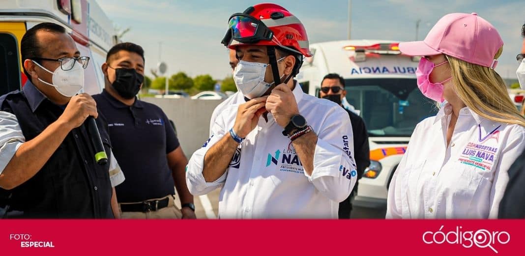Nava se reúne con paramédicos y rescatistas