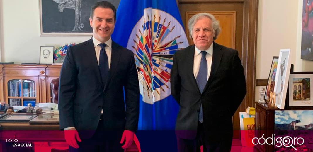 Adrián de la Garza denuncia ante la OEA intervención de AMLO en el proceso electoral