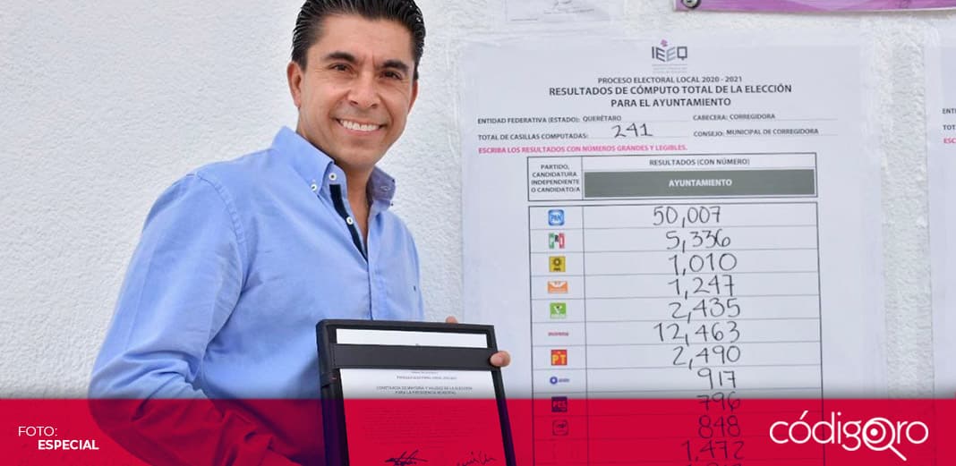 Roberto Sosa recibe constancia de mayoría como Presidente Municipal electo de Corregidora