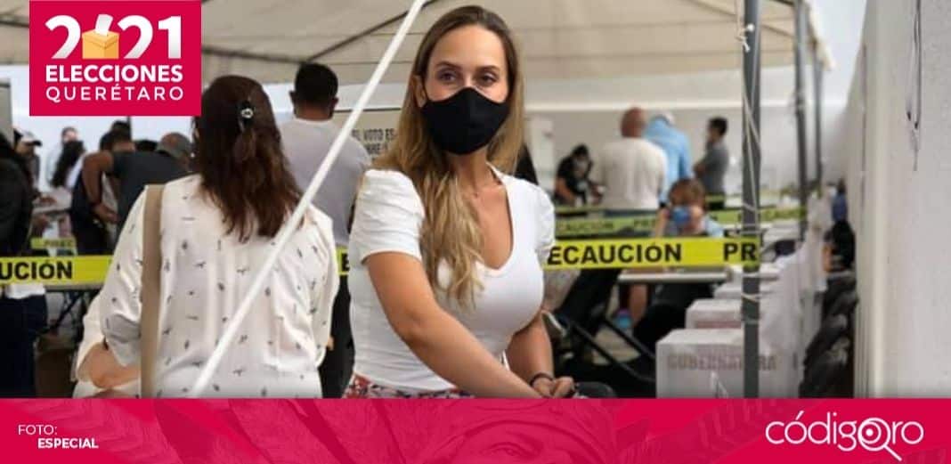 Raquel Ruiz, candidata del PRD a la gubernatura, felicita a Mauricio Kuri