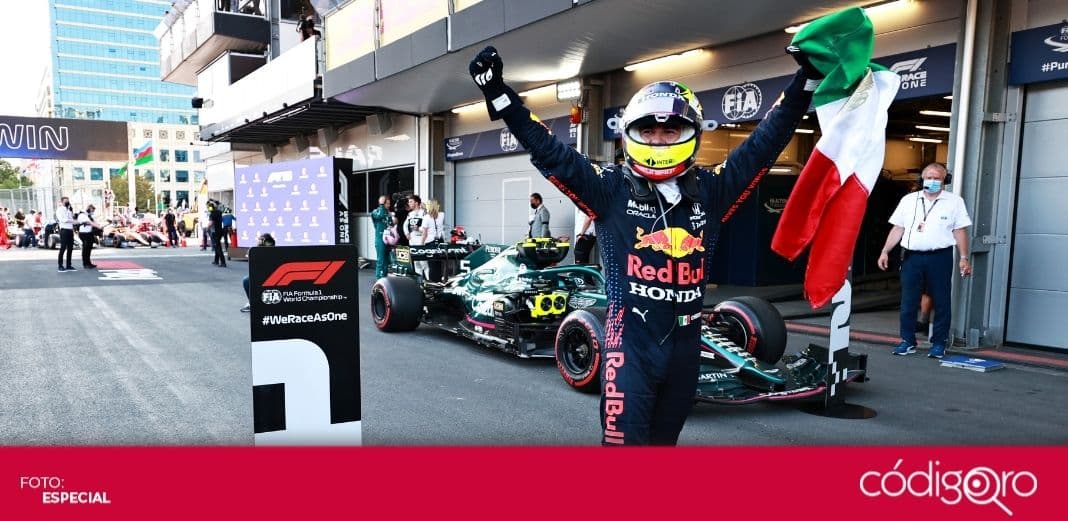 "Checo" Pérez gana en Azerbaiyán con Red Bull