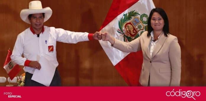 Keiko Fujimori Pedro Castillo Peru Keiko Fujimori y Pedro Castillo se enfrentarán en la segunda vuelta de las elecciones presidenciales de Perú. Foto: Especial