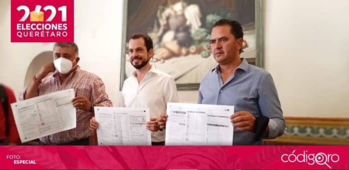 PRI recuento de votos en Colon El líder estatal del PRI en Querétaro, Paul Ospital, pidió un recuento total de votos en el municipio de Colón. Foto: Anaid Mendoza