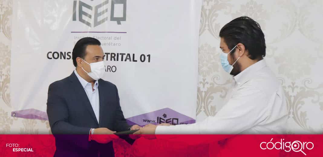 Recibe Luis Nava constancia de mayoría del IEEQ como alcalde electo de Querétaro