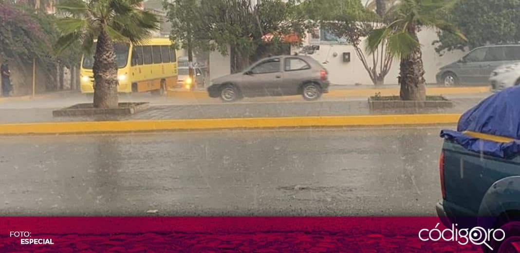 Pronostica CEPC lluvias fuertes para este martes en Querétaro