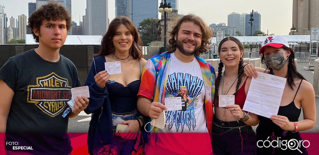 Asistentes al Lollapalooza deben presentar vacuna o prueba de COVID negativa
