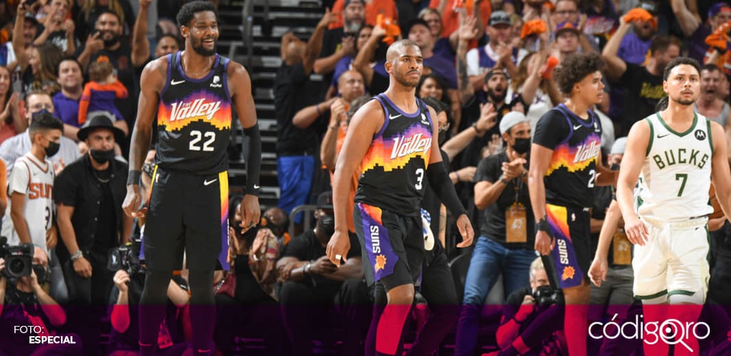 Suns se imponen a los Bucks en el juego 1 de las Finales de la NBA