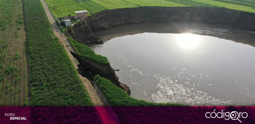 Erosión de la piedra caliza, causa del socavón en Puebla: Conagua