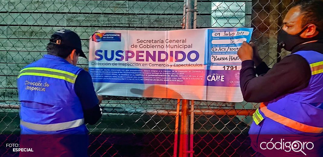 Clausuran cuatro centros nocturnos por laborar fuera de horario