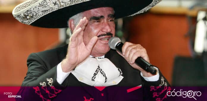 El cantante de música ranchera Vicente Fernández se encuentra en terapia intensiva. Foto: Especial