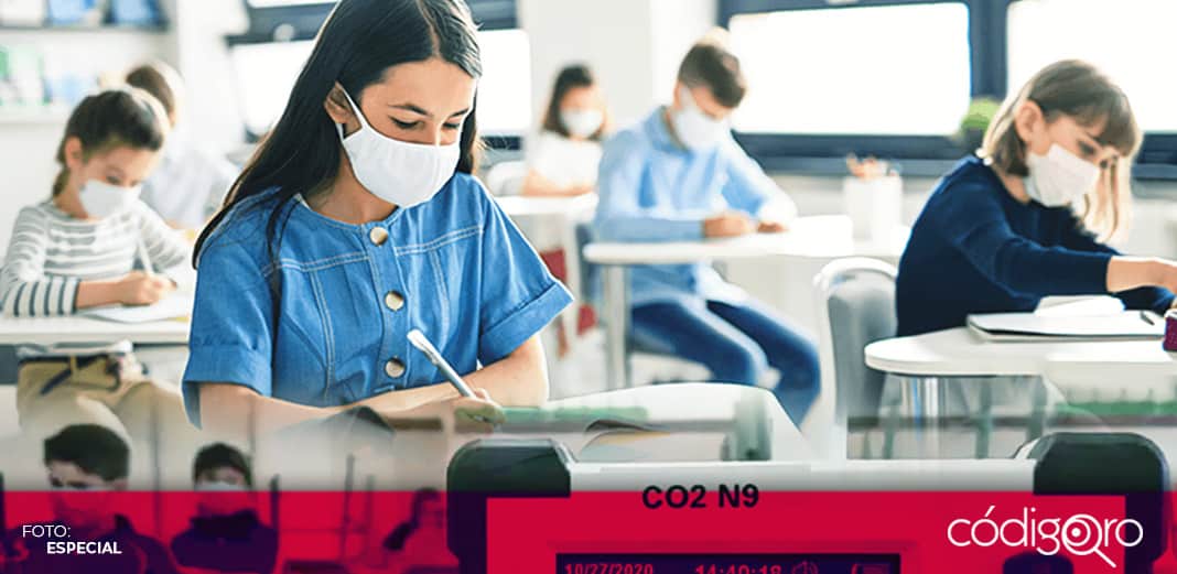 Deseable, tener medidores de CO2 en escuelas; es buena medida: rectora