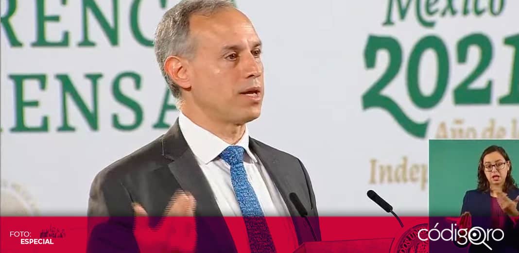 López-Gatell ve reducción de 11% en el tercer rebrote de Covid-19 en el país; no descarta cuarto rebrote