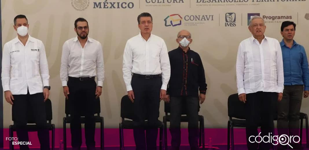 Andrés Manuel López Obrador y Alejandro Murat, supervisan avances del Programa Nacional de Reconstrucción en Oaxaca