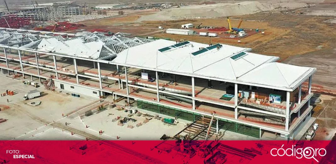 Obra del aeropuerto de Santa Lucía quedará lista en marzo de 2022: SEDENA