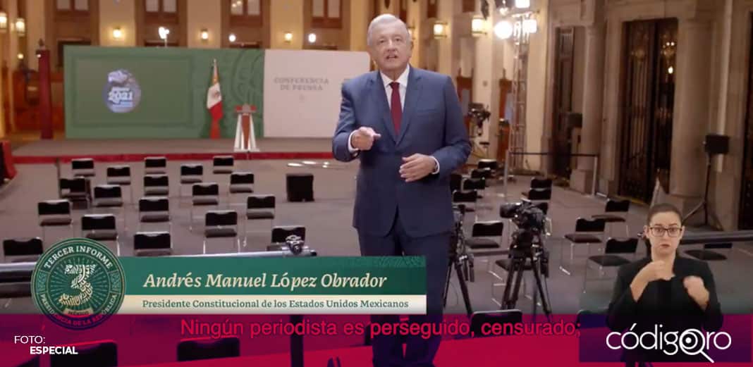 AMLO asegura que no hay represión a periodistas en spot rumbo a su Tercer Informe