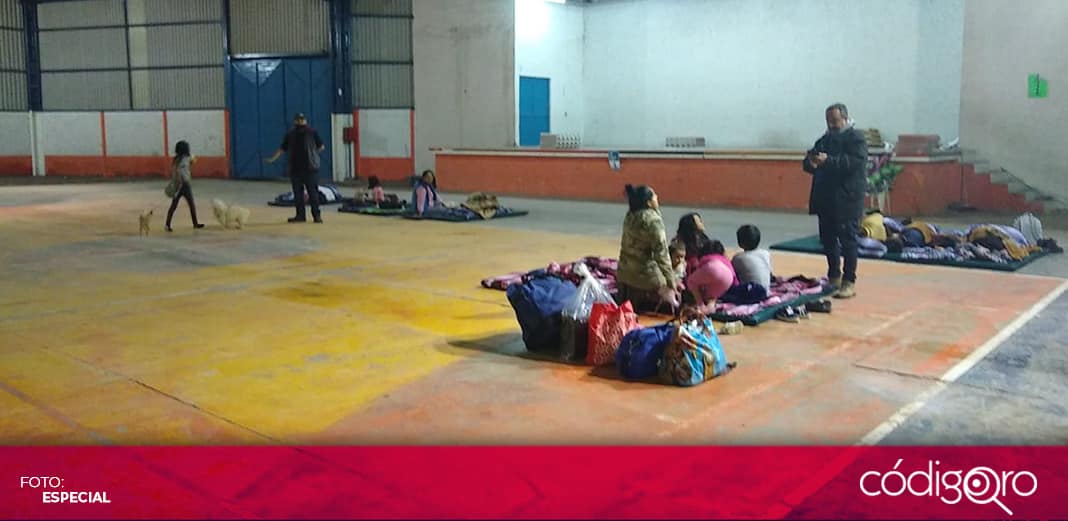 Ante aumento de nivel del agua, 22 personas acudieron a albergue en San Juan del Río