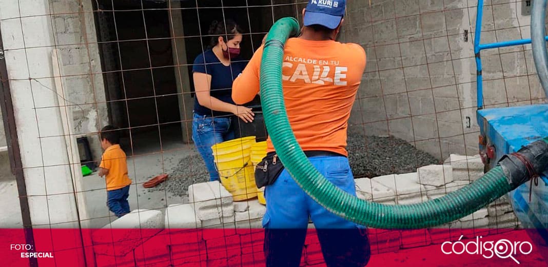Surten agua potable en pipas a 294 viviendas por irregularidad del servicio