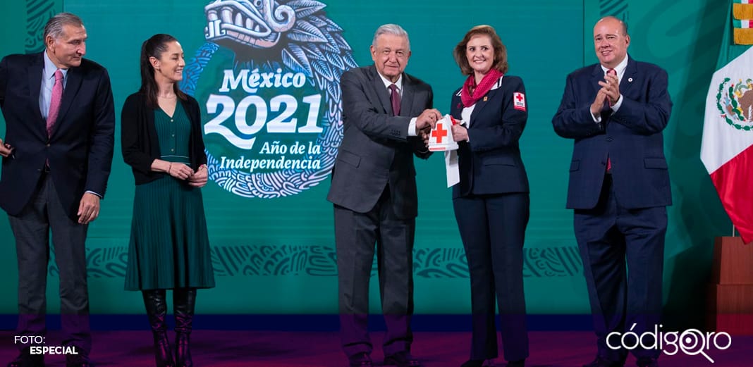 AMLO llama a participar en la Colecta Nacional 2021 de la Cruz Roja Mexicana