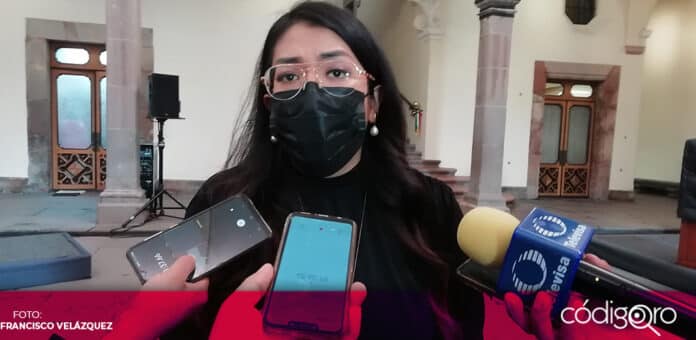 IQM brinda hasta mil violencia La titular del Instituto Queretano de las Mujeres, Valeria Guerrero Ángeles, explicó que la dependencia estatal brinda entre 900 y mil atenciones por violencia. Foto: Francisco Velázquez