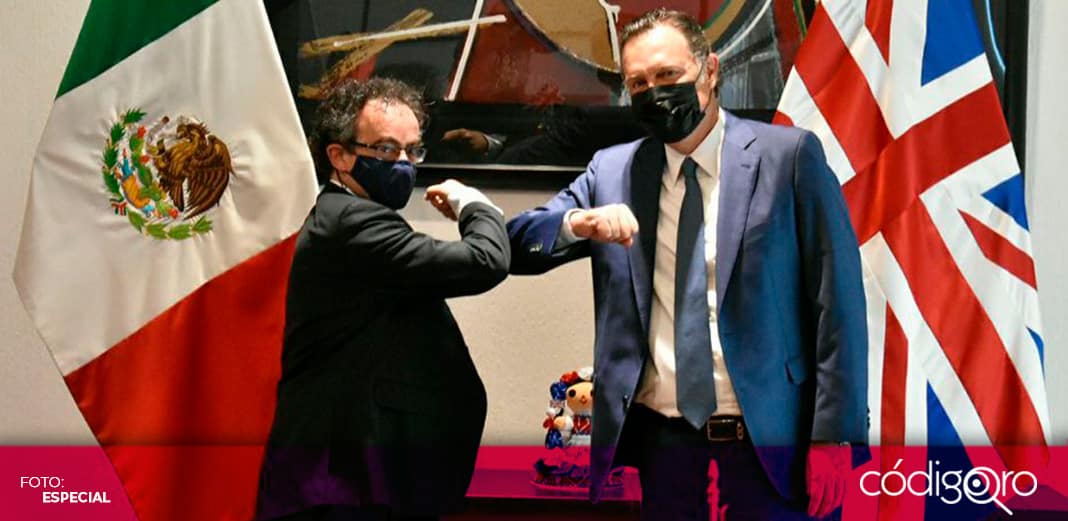 Mauricio Kuri se reune con el Embajador del Reino Unido en México