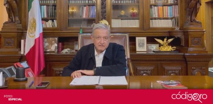 El presidente de México, Andrés Manuel López Obrador, informó que -hasta el momento- no hay daños como consecuencia del sismo de magnitud 7.1. Foto: Especial