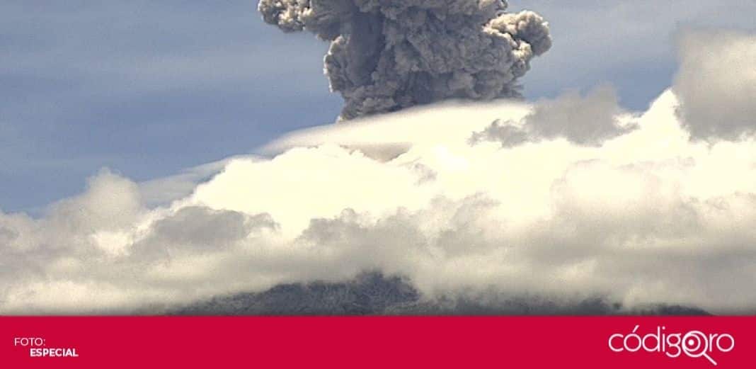 Volcán Popocatépetl registra una nueva explosión: Protección Civil