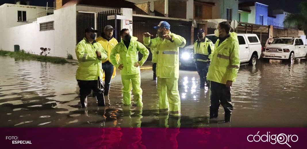 Alcalde de Corregidora realiza recorrido de supervisión por lluvias