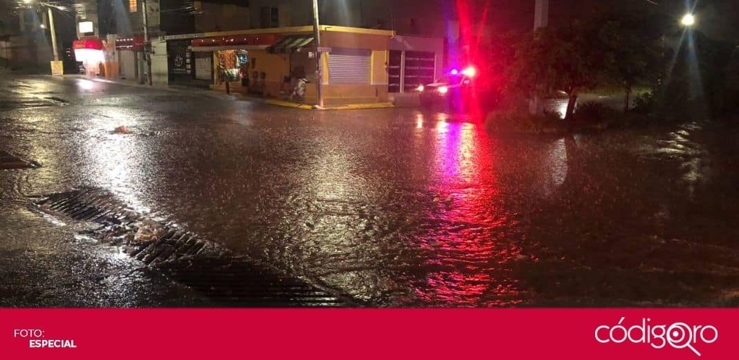 Resultaron afectadas 18 colonias por las lluvias en la capital queretana