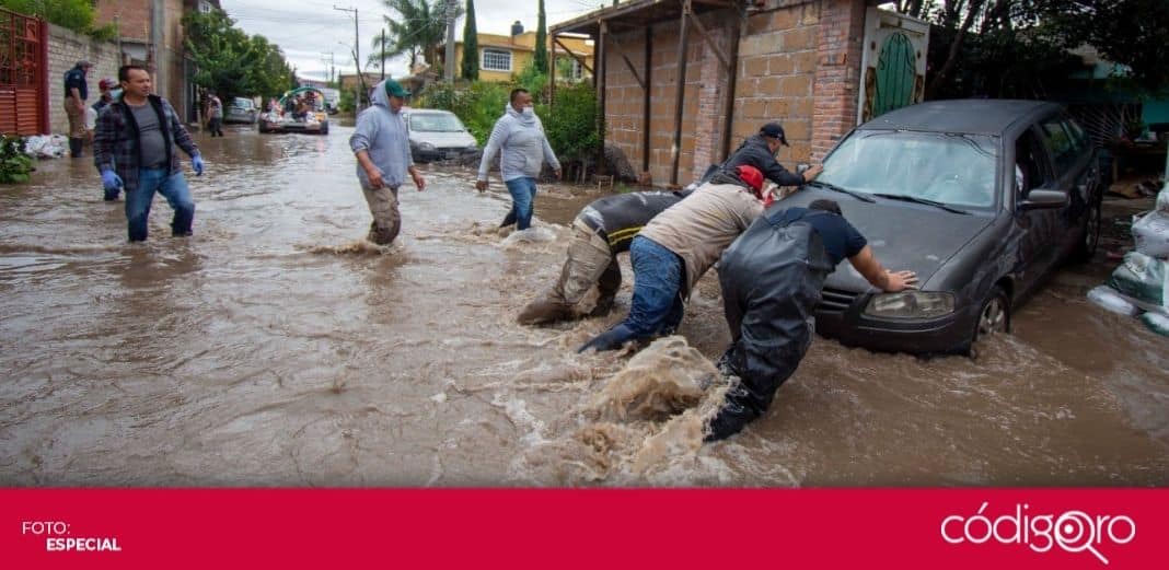 Atienden afectaciones por lluvias intensas en El Marqués