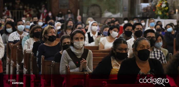 Aforo misas 50 Diocesis de Queretaro La asistencia de feligreses a misas no llega ni siquiera a 50% en la Diócesis de Querétaro. Foto: Especial