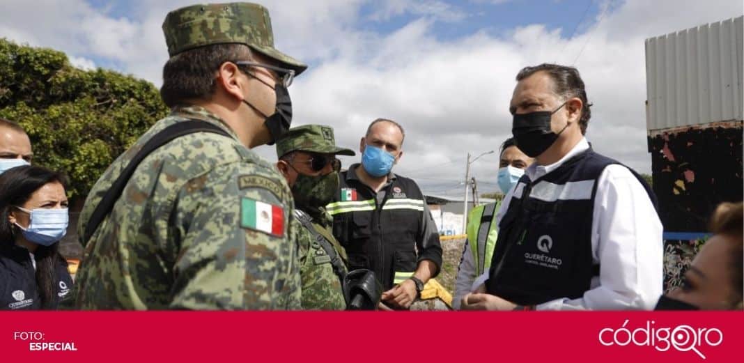Gobernador recorre zonas afectadas por lluvias en Querétaro y Corregidora