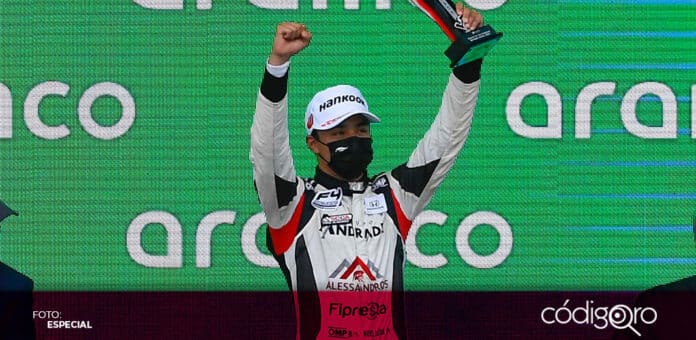 El piloto mexicano Noel León se coronó campeón de la F4 Championship de Estados Unidos. Foto: Especial